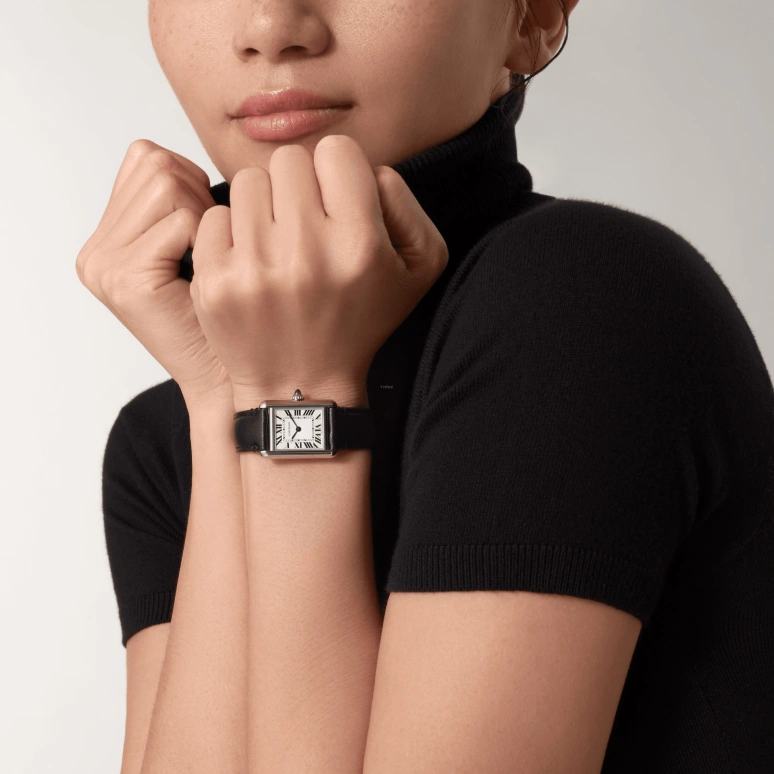 Cartier,Tank 29.50x22mm,29.50x22mm,Stainless Steel,Silver,Quartz,Sapphire,Crystal Glass,Square,WSTA0060