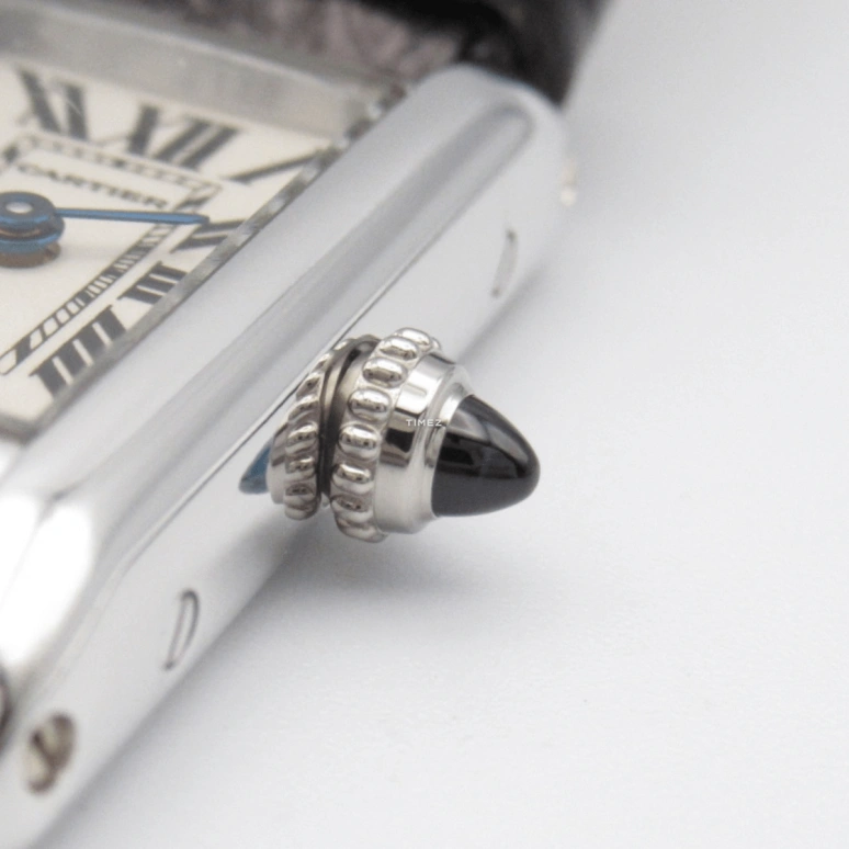 Cartier,Tank ,White Gold,Silver,Quartz,Sapphire,Crystal Glass,Square,W1540856
