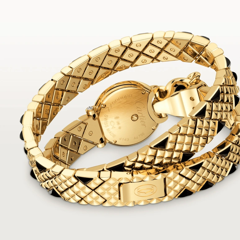 Cartier,Panthère Jewelry Watches 23.60mm,23.60mm,Yellow Gold,Gold,Quartz,Sapphire,Crystal Glass,Other,HPI01382