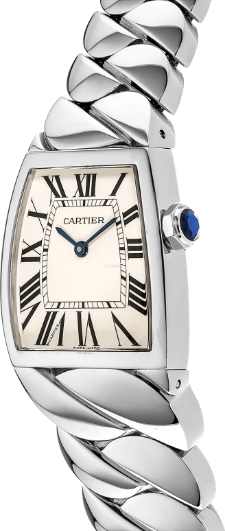 Cartier,La Dona de Cartier 33.76mm,33.76mm,Stainless Steel,Silver,Quartz,Sapphire,Crystal Glass,Other,W660022I