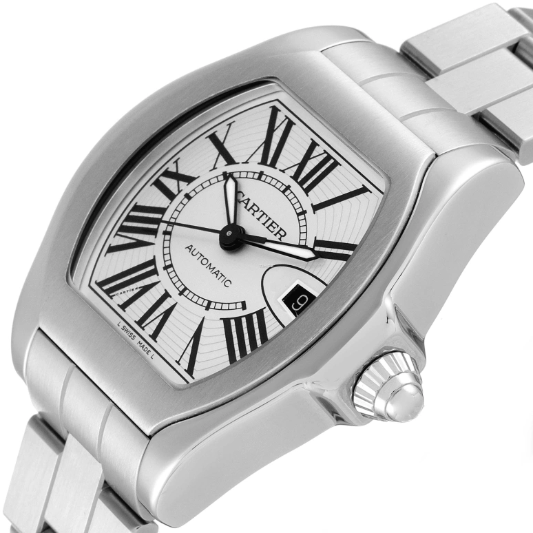 Cartier,Drive de Cartier 46x45.60mm,46x45.60mm,Stainless Steel,Silver,Automatic,Day,42hours,W6206017
