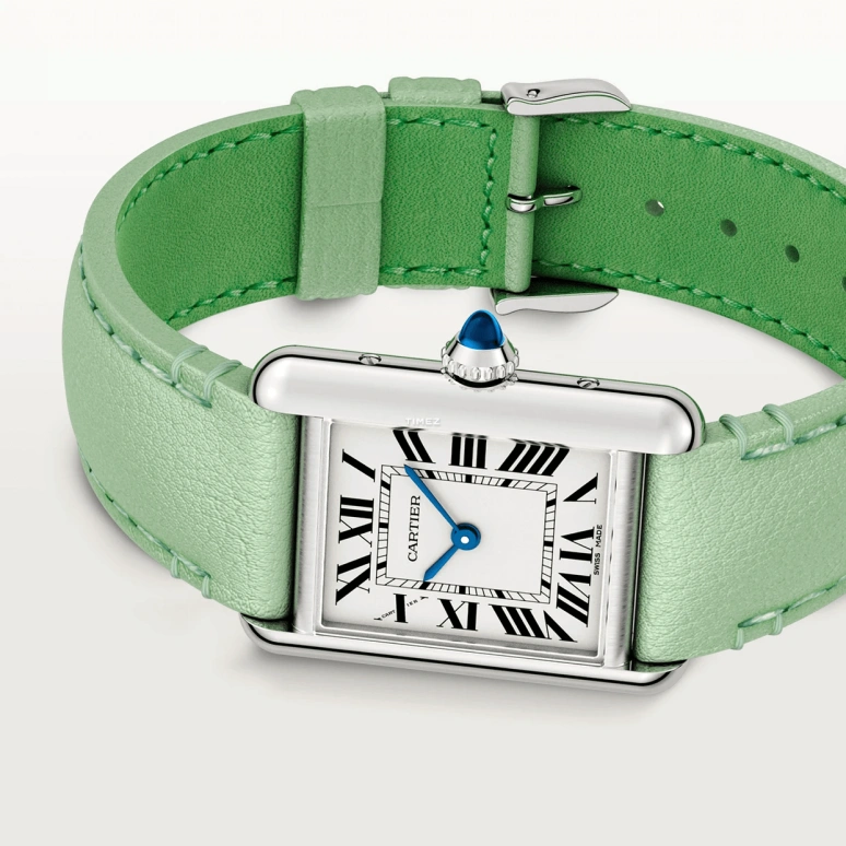 Cartier,Tank 29.50x22mm,29.50x22mm,Stainless Steel,Silver,Quartz,Sapphire,Crystal Glass,Square,WSTA0061