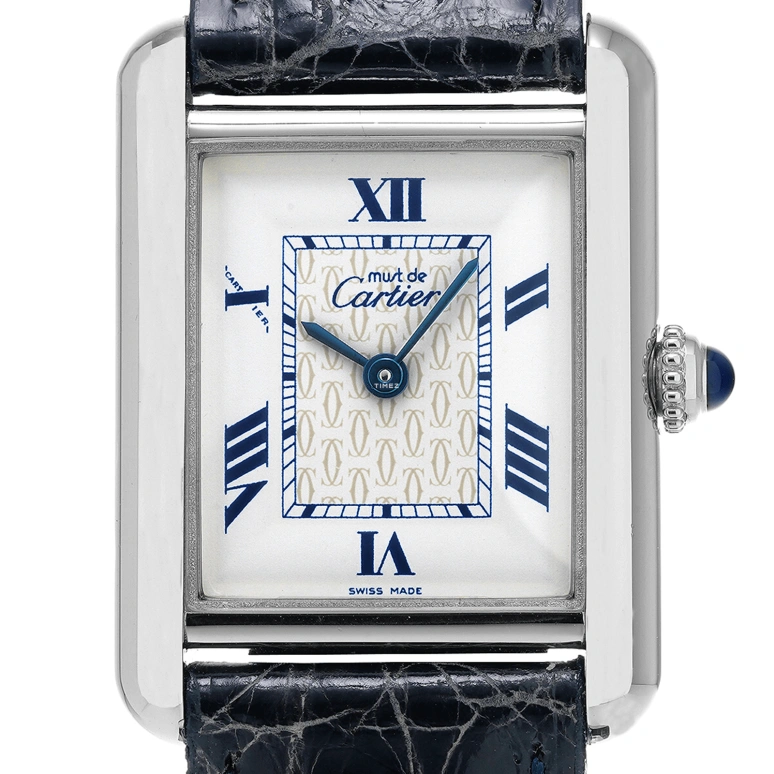 Cartier,Tank 22x29.50mm,22x29.50mm,Silver,White,Quartz,Sapphire,Crystal Glass,Square,W1014054