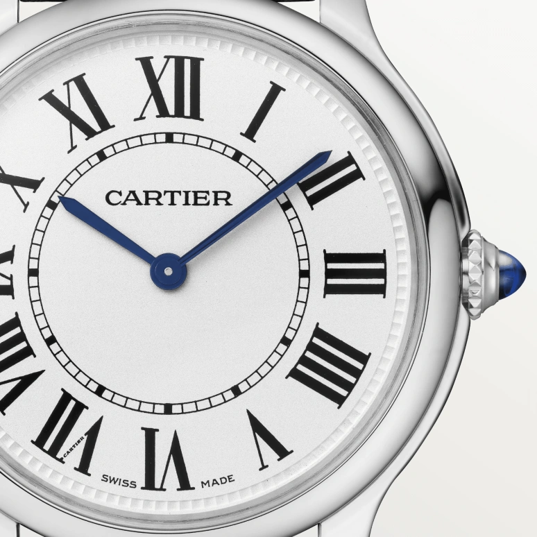 Cartier,Ronde de Cartier 36mm,36mm,Stainless Steel,Silver,Quartz,Sapphire,Crystal Glass,Round,WSRN0031