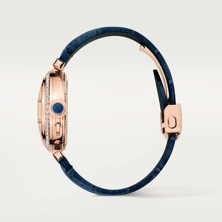Cartier,Pasha de Cartier 35mm,35mm,Rose Gold,Silver,Automatic,42hours,In-house Caliber,WJPA0020