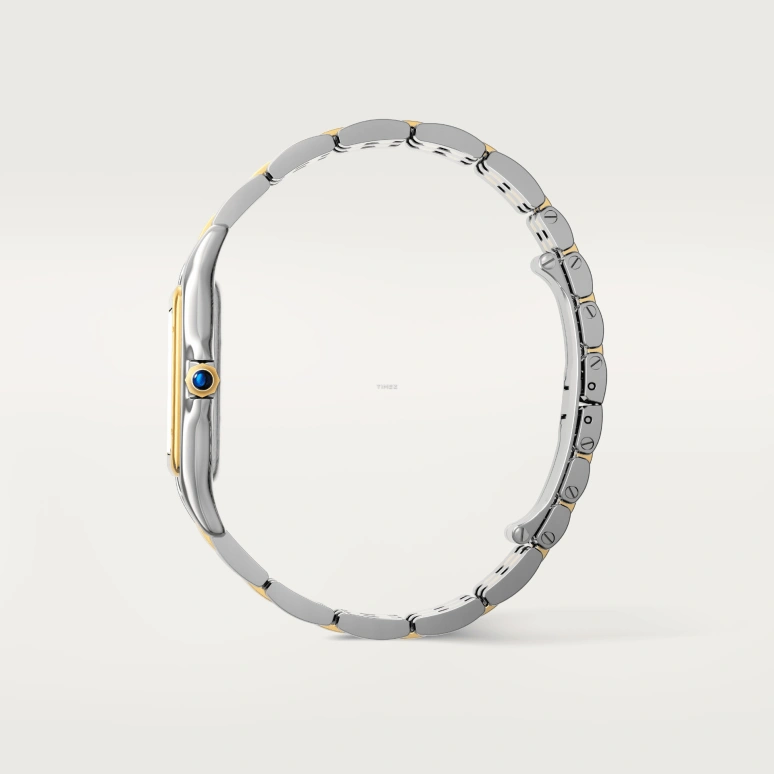Cartier,Panthère de Cartier 31x42mm,31x42mm,Stainless Steel,Yellow Gold,White,Quartz,Sapphire,Crystal Glass,Square,W2PN0012