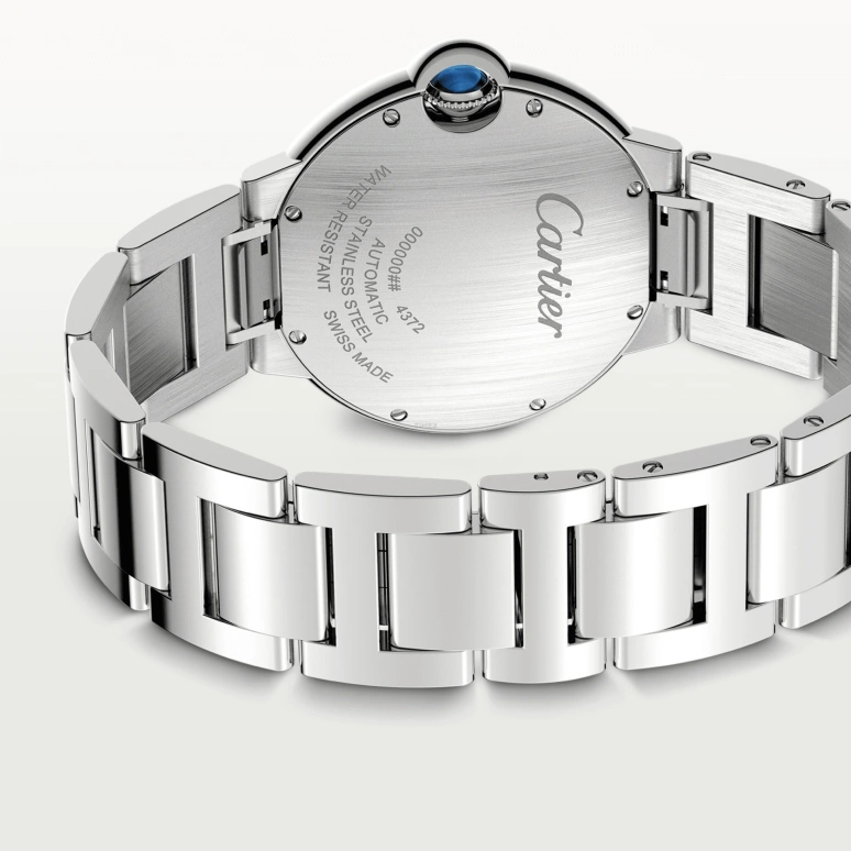 Cartier,Ballon Bleu de Cartier 36mm,36mm,Stainless Steel,Silver,Automatic,Sapphire,Crystal Glass,Round,W4BB0036