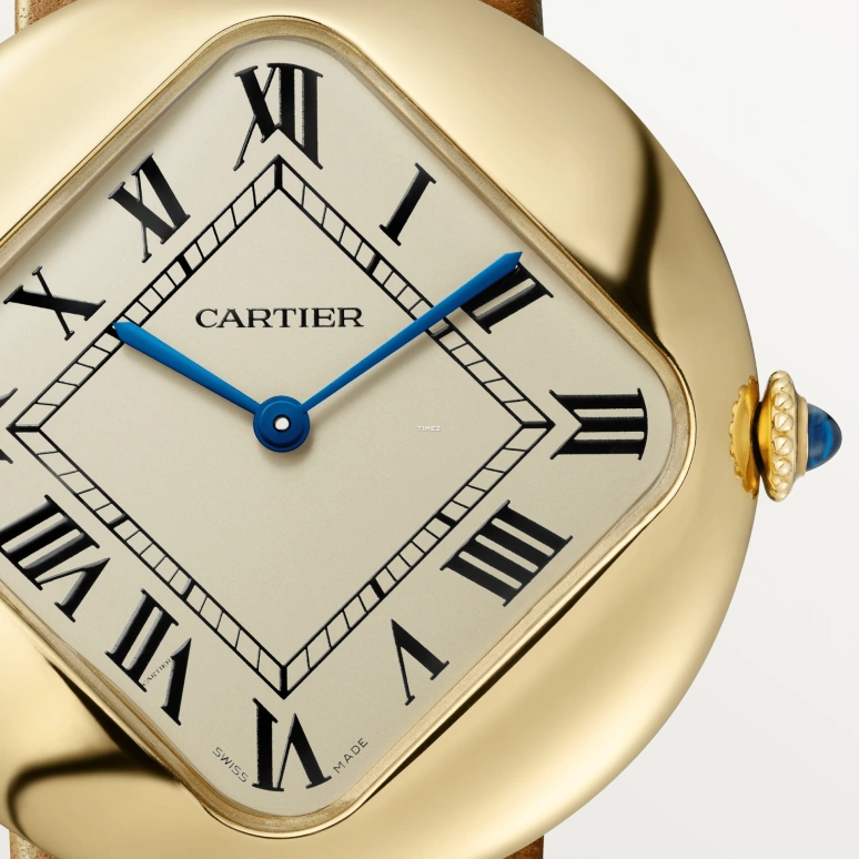 Cartier,Pebble-shaped 36mm,36mm,Yellow Gold,Gold,Handwound,36hours,In-house Caliber,WGPB0003