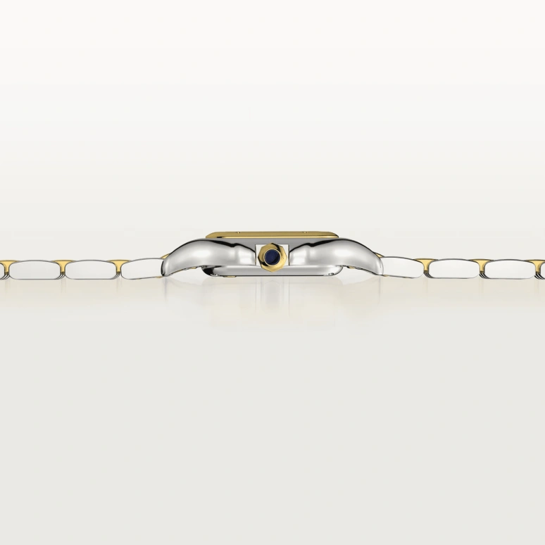 Cartier,Panthère de Cartier 23x30mm,23x30mm,Stainless Steel,Yellow Gold,Silver,Quartz,Sapphire,Crystal Glass,Square,W2PN0006
