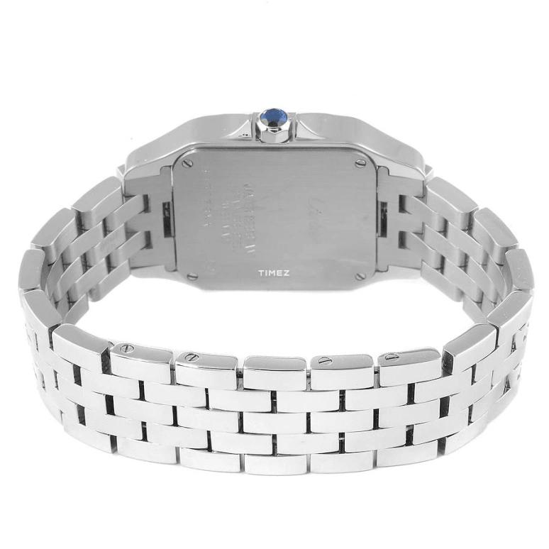 Cartier,Santos de Cartier 26mm,26mm,Stainless Steel,White,Quartz,Sapphire,Crystal Glass,Square,W25065Z5