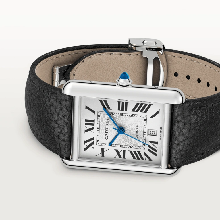 Cartier,Tank 41x31mm,41x31mm,Stainless Steel,Silver,Automatic,Day,42hours,WSTA0040