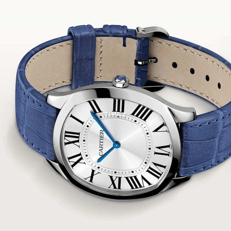 Cartier,Drive de Cartier 44.76x39.14mm,44.76x39.14mm,Stainless Steel,Silver,Handwound,36hours,In-house Caliber,WSNM0011