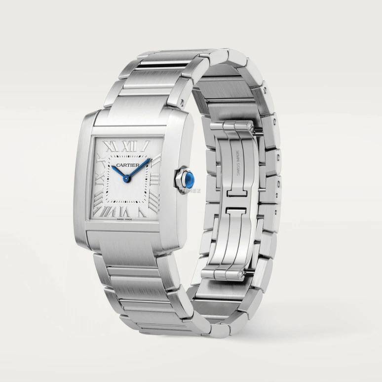 Cartier,Tank 32x27mm,32x27mm,Stainless Steel,Silver,Quartz,Sapphire,Crystal Glass,Square,WSTA0074