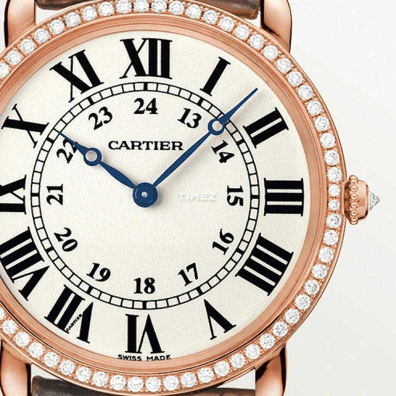 Cartier,Ronde de Cartier 36mm,36mm,Rose Gold,Silver,Handwound,36hours,In-house Caliber,WR000651