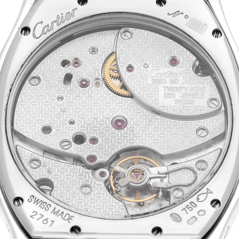Cartier,Tortue 34x43mm,34x43mm,White Gold,Silver,Handwound,Power Reserve Indicator,Big Date,W1545951