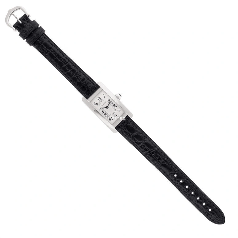 Cartier,Tank 35.80mm,35.80mm,White Gold,Silver,Quartz,In-house Caliber,Hardlex,W2601956