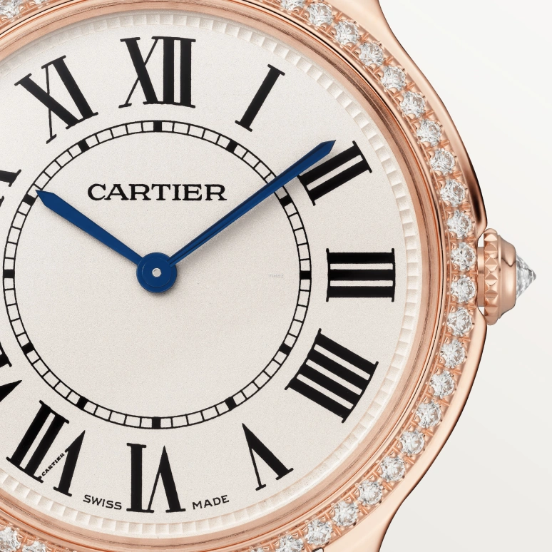 Cartier,Ronde de Cartier 36mm,36mm,Rose Gold,Cream,Quartz,Sapphire,Crystal Glass,Round,WJRN0011