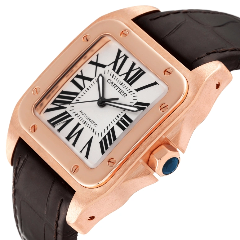 Cartier,Tank 38mm,38mm,Rose Gold,White,Automatic,42hours,In-house Caliber,W20095Y1