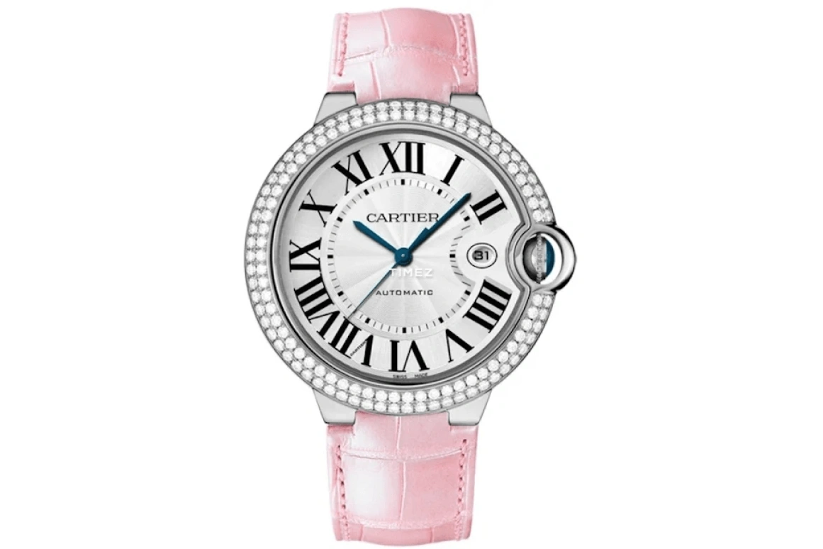 Cartier,Ballon Bleu de Cartier 42.10mm,42.10mm,White Gold,Silver White,Automatic,Day,42hours,WE900951