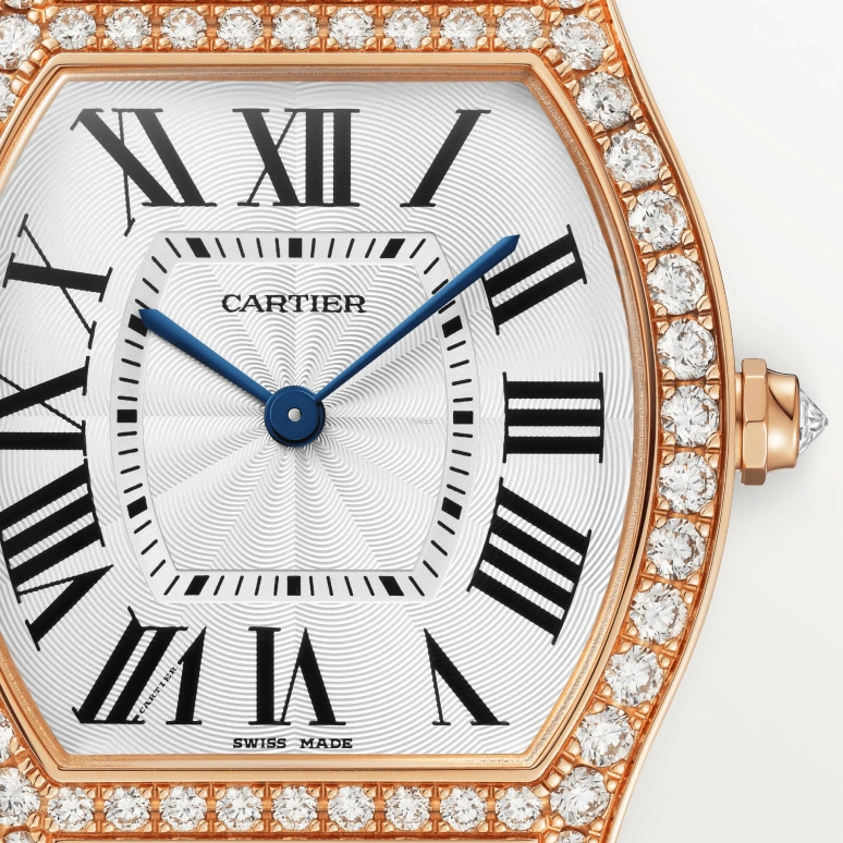 Cartier,Tortue 38x30.50mm,38x30.50mm,Rose Gold,Silver,Handwound,36hours,In-house Caliber,WJTO0009