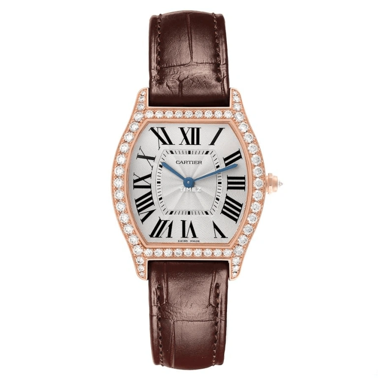 Cartier,Tortue 38x30.50mm,38x30.50mm,Rose Gold,Silver,Handwound,36hours,In-house Caliber,WJTO0009