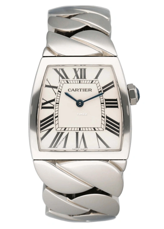 Cartier,La Dona de Cartier 33.76mm,33.76mm,Stainless Steel,Silver,Quartz,Sapphire,Crystal Glass,Other,W660022I