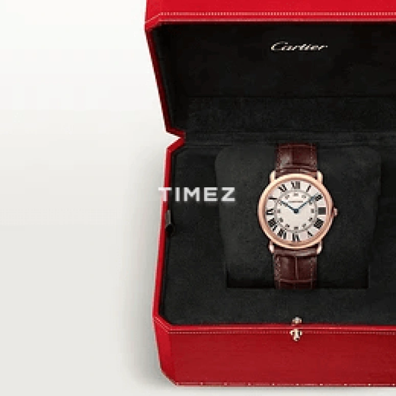 Cartier,Ronde de Cartier 36mm,36mm,Rose Gold,Silver,Handwound,36hours,In-house Caliber,W6800251