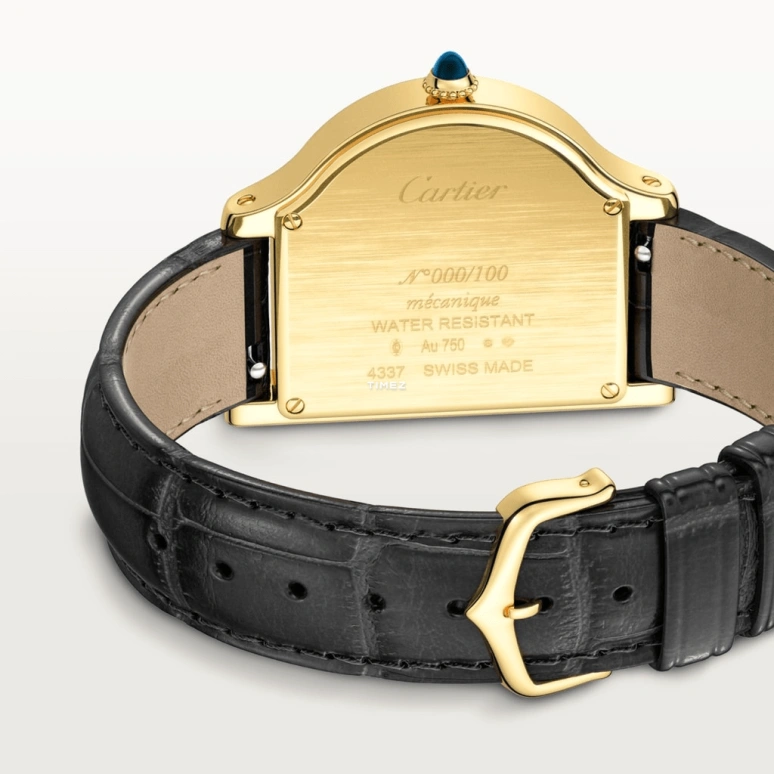 Cartier,Cloche 37.15x28.75mm,37.15x28.75mm,Yellow Gold,Gold,Handwound,38hours,In-house Caliber,Lu Han,WGCC0002
