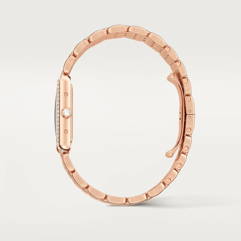 Cartier,Tank 29.50x22mm,29.50x22mm,Rose Gold,Silver,Handwound,38hours,In-house Caliber,WJTA0020