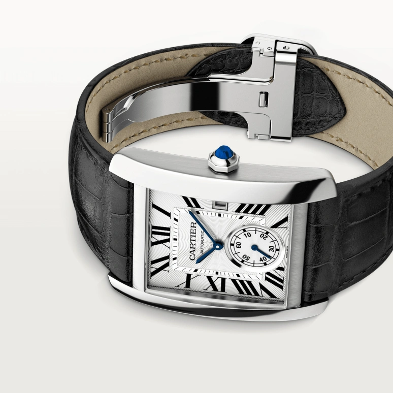 Cartier,Tank 34.30mm,34.30mm,Stainless Steel,Silver,Automatic,Day,48hours,W5330003