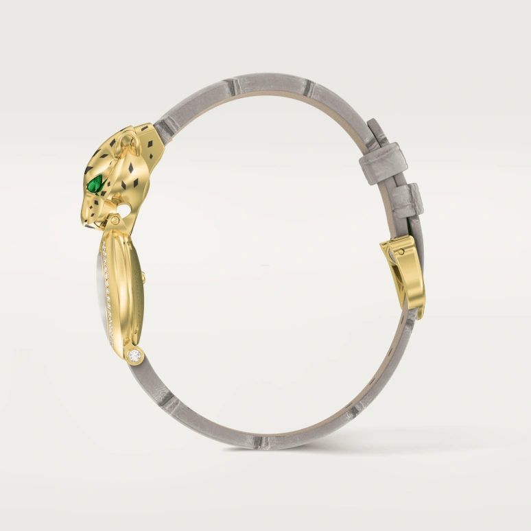 Cartier,Panthère Jewelry Watches 22mm,22mm,Yellow Gold,Gold,Quartz,Sapphire,Crystal Glass,Round,HPI01297