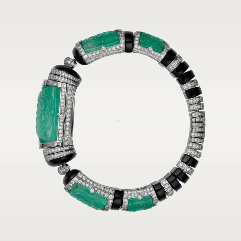 Cartier,High Jewelry Watches ,White Gold,Silver,Quartz,In-house Caliber,Sapphire,Crystal Glass,HPI00646