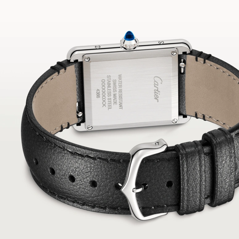 Cartier,Tank 33.70x25.50mm,33.70x25.50mm,Stainless Steel,Silver,Quartz,Sapphire,Crystal Glass,Square,WSTA0059