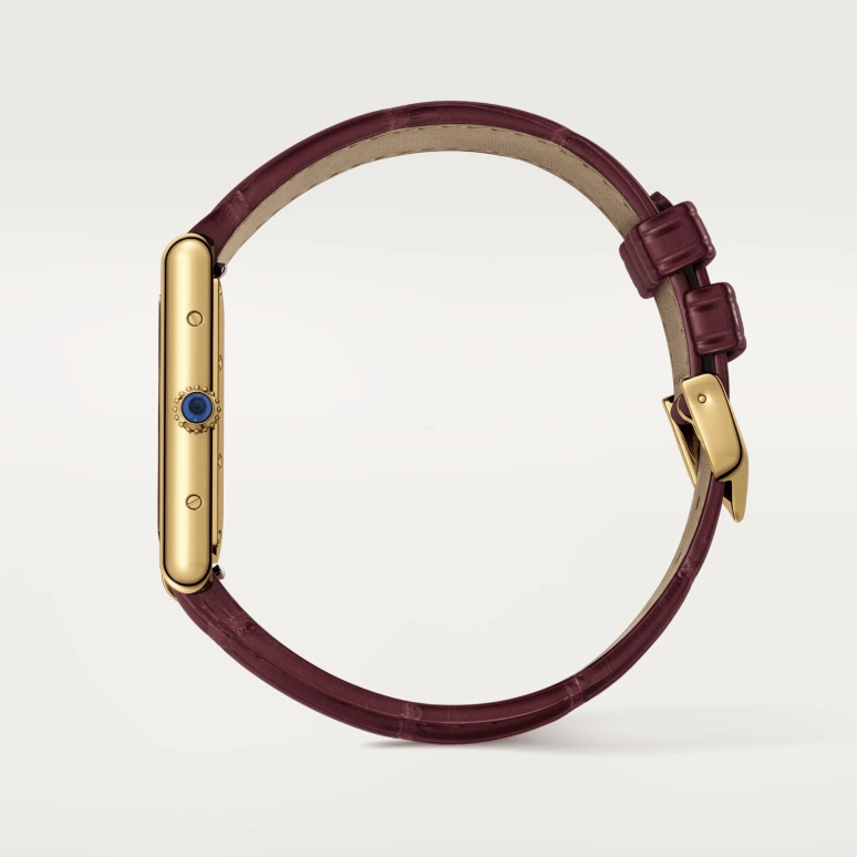 Cartier,Tank 33.70x25.50mm,33.70x25.50mm,Yellow Gold,Red,Handwound,38hours,In-house Caliber,WGTA0093