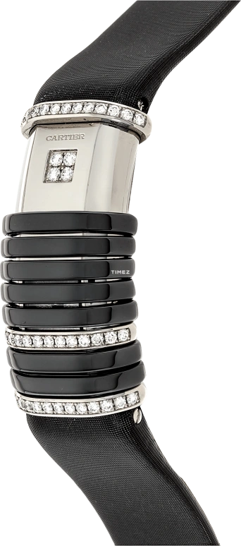 Cartier,Tank 16x39mm,16x39mm,Titanium,Ceramic,Silver White,White,Quartz,Sapphire,Crystal Glass,Square,WT000550