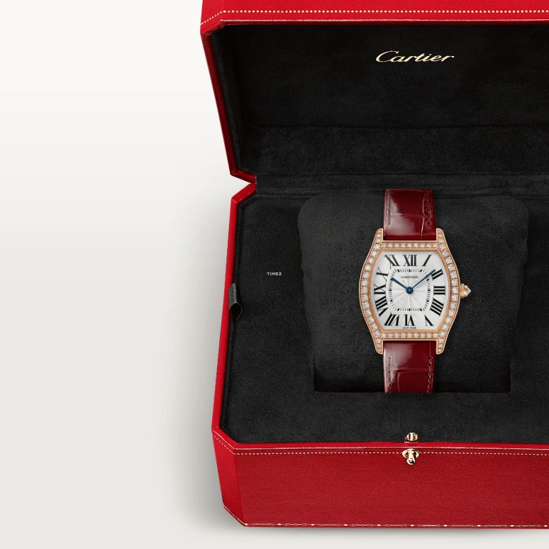 Cartier,Tortue 38x30.50mm,38x30.50mm,Rose Gold,Silver,Handwound,36hours,In-house Caliber,WJTO0009
