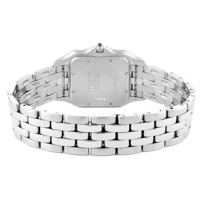 Cartier,Panthère de Cartier 29x29mm,29x29mm,Stainless Steel,Silver,Quartz,Day,Sapphire,Crystal Glass,W25032P5