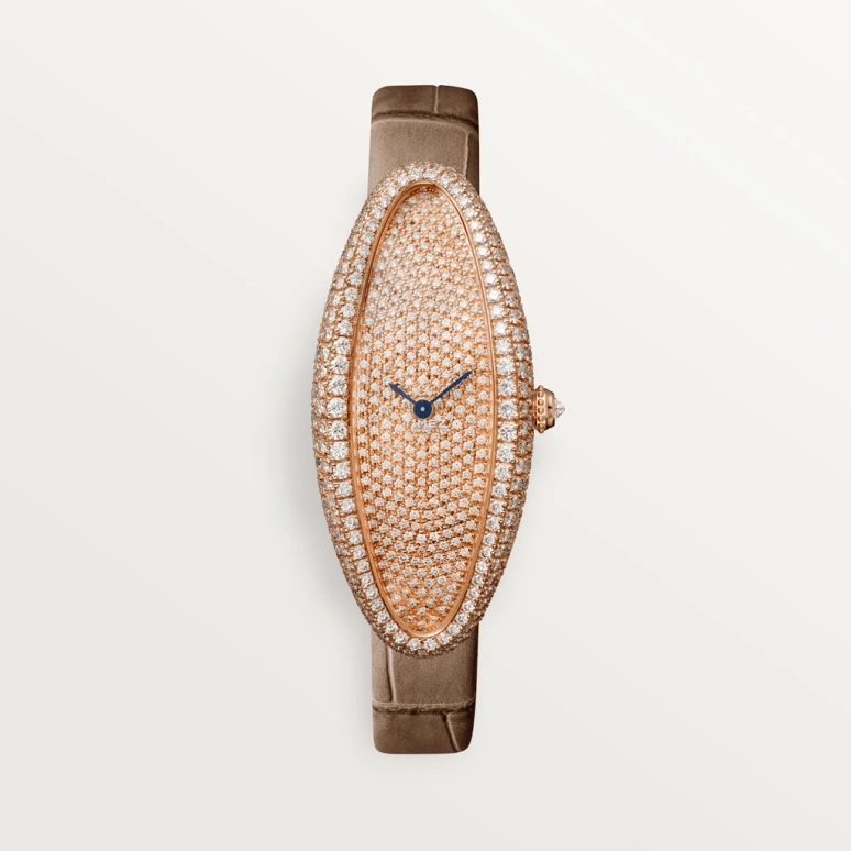 Cartier,Baignoire 47x21mm,47x21mm,Rose Gold,Handwound,38hours,In-house Caliber,WJBA0010