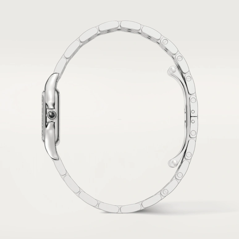 Cartier,Panthère de Cartier 22x30mm,22x30mm,Stainless Steel,Blue,Gradient,Ocean Blue,Quartz,Sapphire,Crystal Glass,Square,W4PN0013