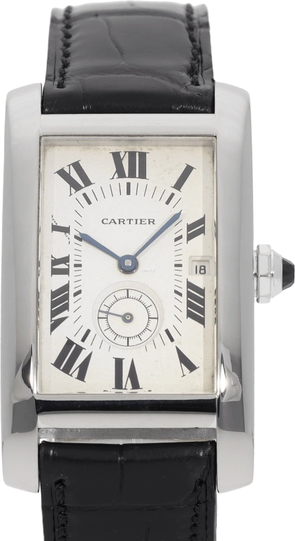 Cartier,Tank 31mm,31mm,Stainless Steel,White,Quartz,Day,Sapphire,Crystal Glass,3012905