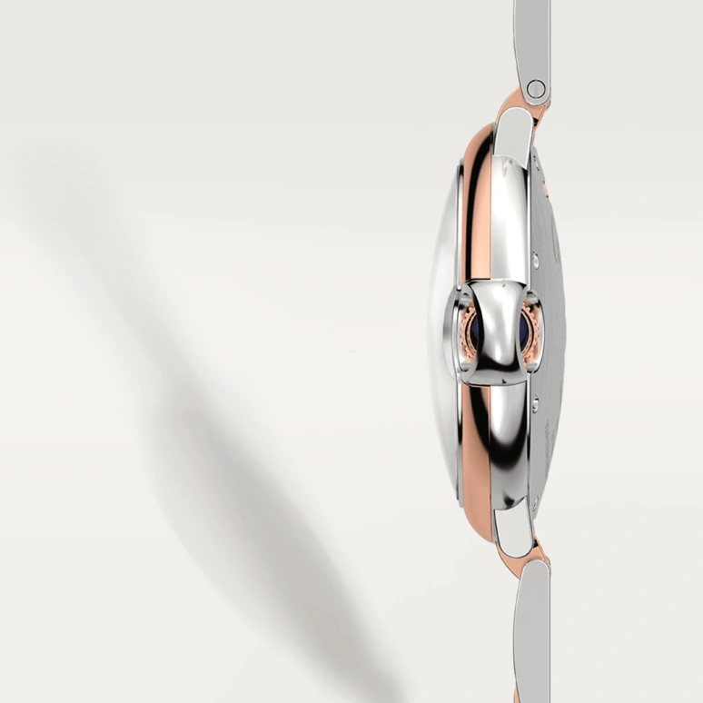 Cartier,Ballon Bleu de Cartier 36mm,36mm,Stainless Steel,Rose Gold,Silver,Automatic,Sapphire,Crystal Glass,Round,W2BB0033