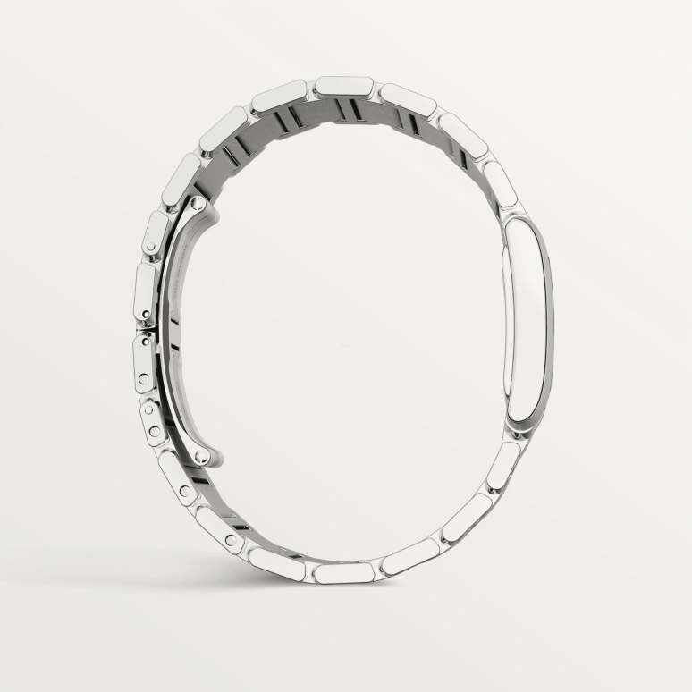 Cartier,Tank 30x25mm,30x25mm,Stainless Steel,Silver,Quartz,In-house Caliber,Sapphire,Crystal Glass,WSTA0005