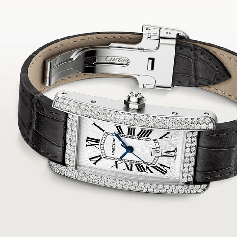 Cartier,Tank 41.60x22.60mm,41.60x22.60mm,White Gold,Silver,Automatic,Day,In-house Caliber,WB710002