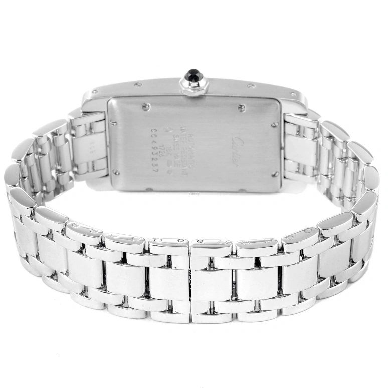 Cartier,Tank 41x23mm,41x23mm,White Gold,Silver,Automatic,Day,In-house Caliber,W26036L1