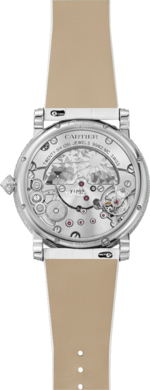 Cartier,Panthère de Cartier 40mm,40mm,White Gold,Green,Handwound,Retrograde,Day / Night Indication,HPI01560