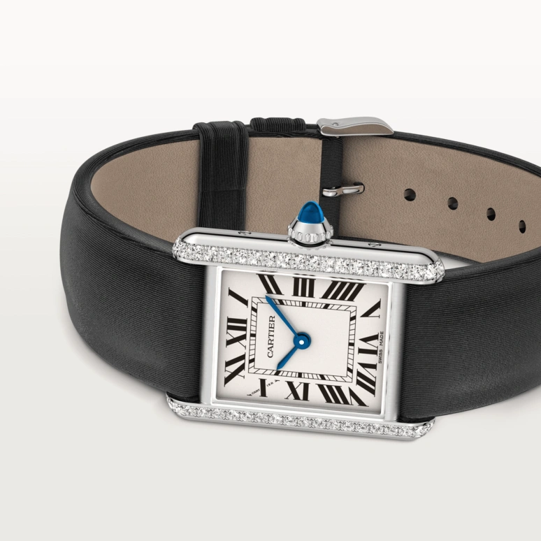 Cartier,Tank 29.50x22mm,29.50x22mm,Stainless Steel,Silver,Quartz,Sapphire,Crystal Glass,Square,W4TA0031