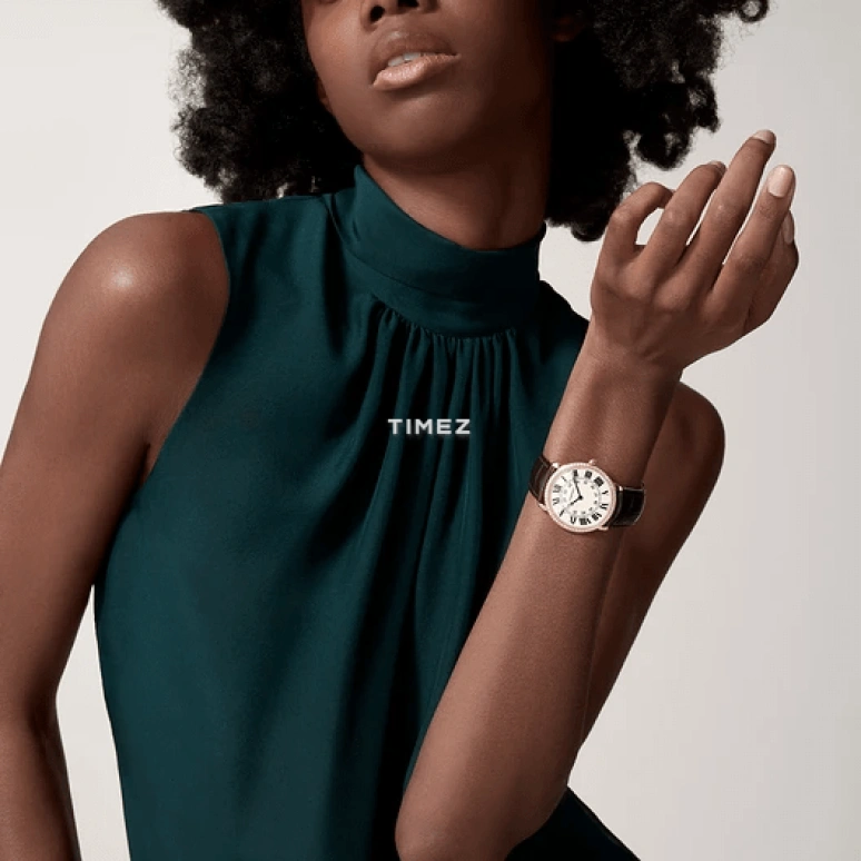 Cartier,Ronde de Cartier 36mm,36mm,Rose Gold,Silver,Handwound,36hours,In-house Caliber,WR000651