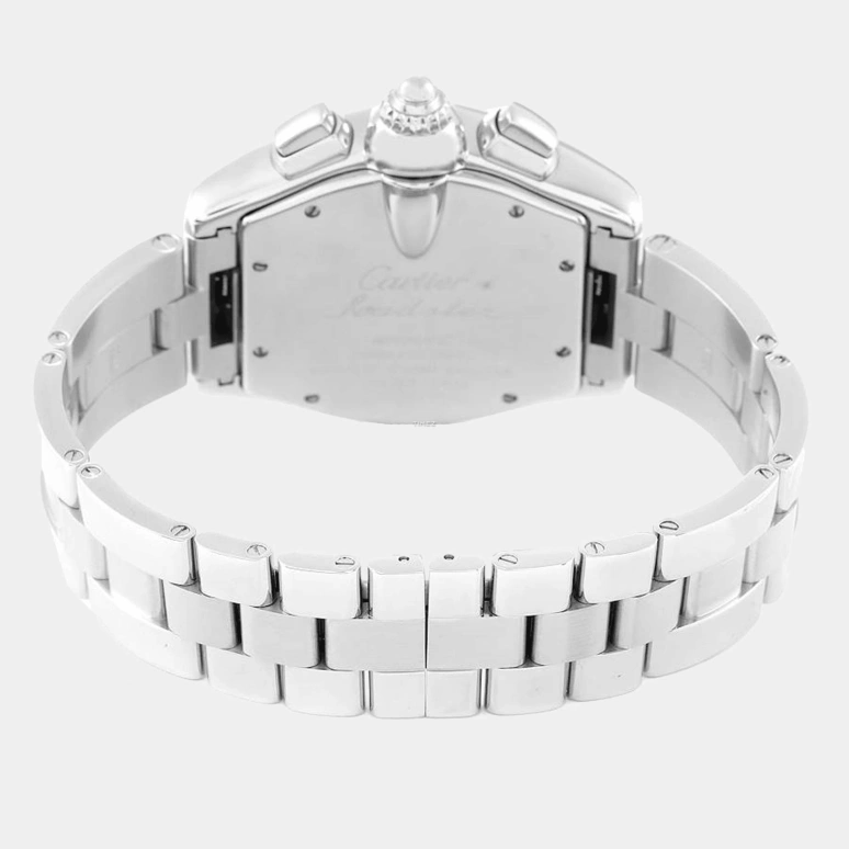 Cartier,Drive de Cartier 43mm,43mm,Stainless Steel,Black,Automatic,Chronograph,Day,W62007X6