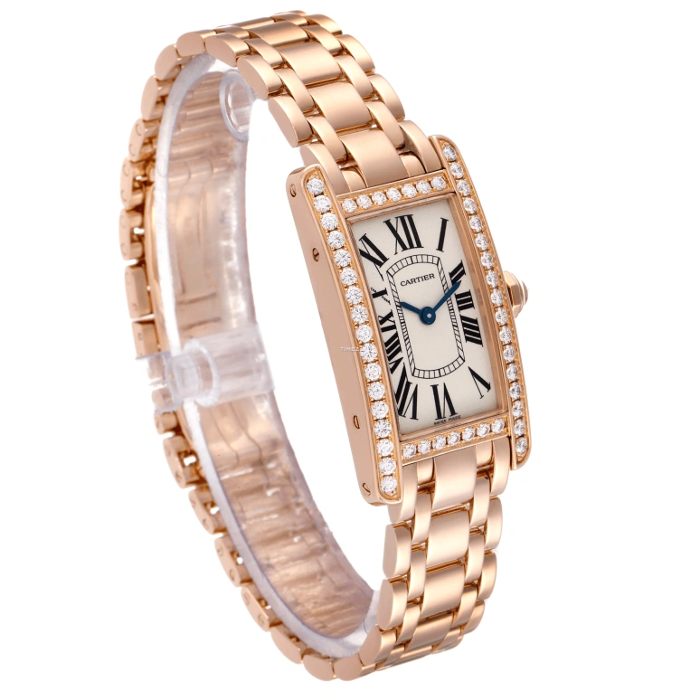 Cartier,Tank 35mm,35mm,Yellow Gold,White,Quartz,In-house Caliber,Sapphire,Crystal Glass,WB7079M5