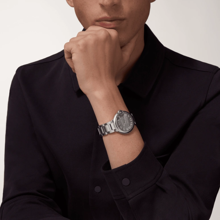 Cartier,Ballon Bleu de Cartier 40mm,40mm,Stainless Steel,Grey,Automatic,Day,42hours,WSBB0060